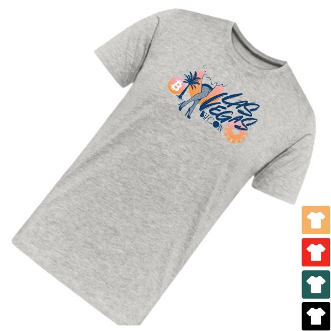 Official Fomo21 Merch Las Vegas Sunset Bitcoin Tee - Best Tee Store