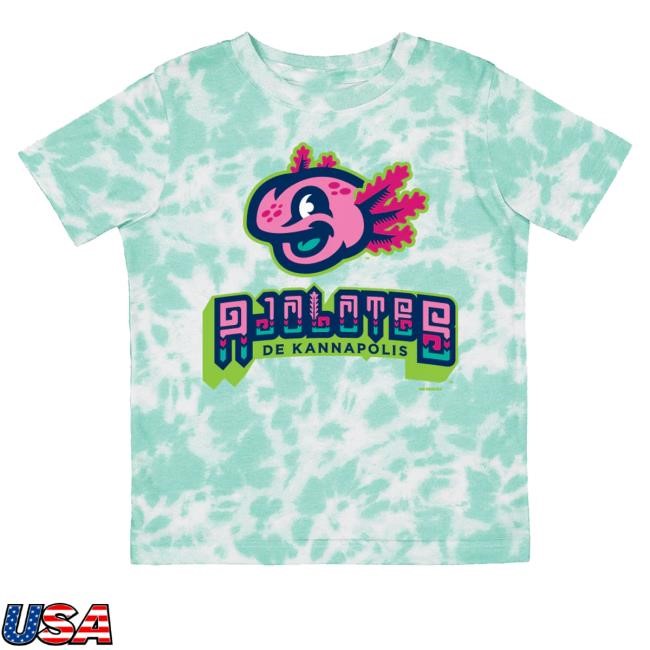 Official Kannapolis Cannon Ballers Merch Toddler Copa Tie-Dye Zip Hoodie - Best Tee Store