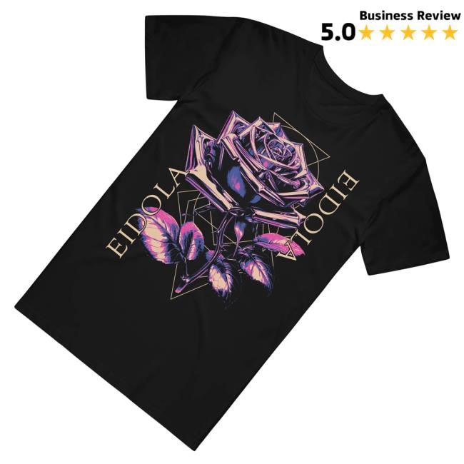 Official Eidola Merch Rose Black Shirt - Best Tee Store