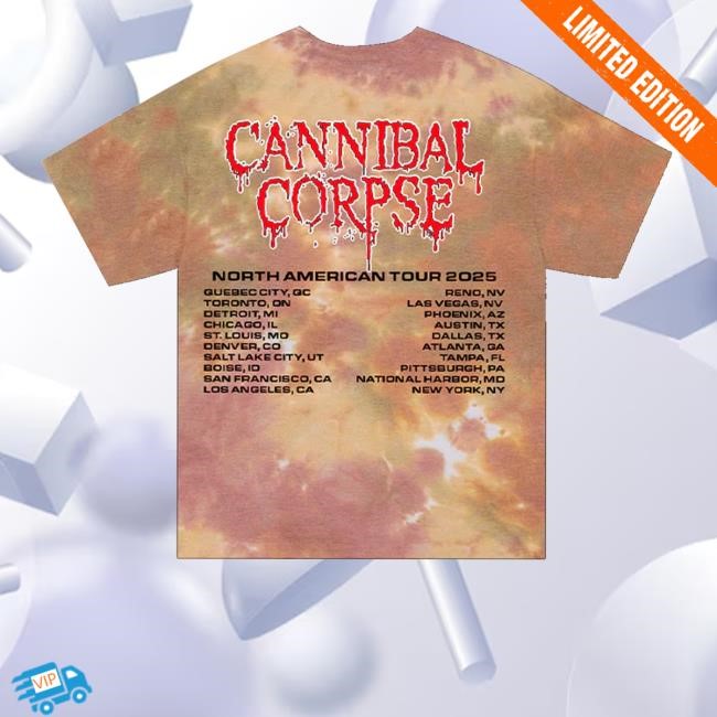 Cannibal Corpse Impalement 2025 Tour Crewneck Sweatshirt - Best Tee Store