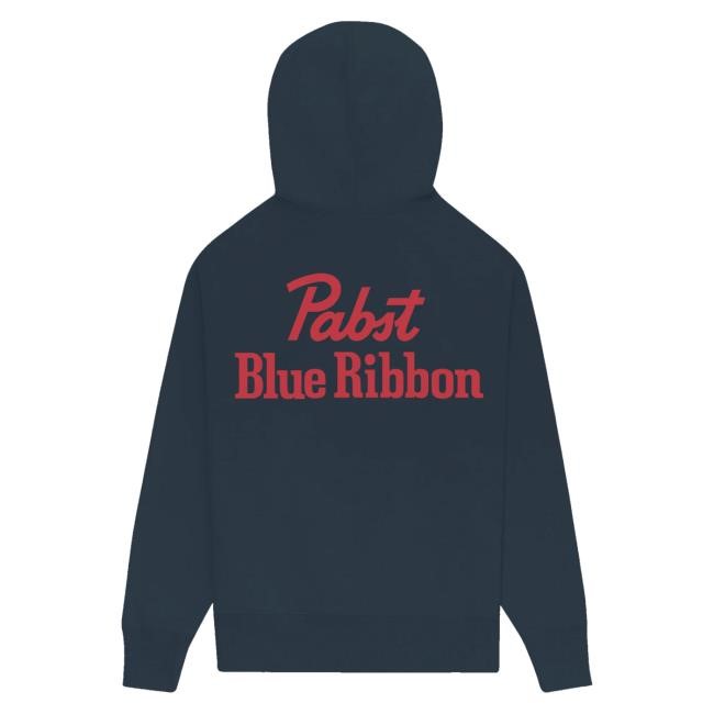 Pabst Blue Ribbon Merch Pabst Blue Ribbon Navy Shirt - Best Tee Store