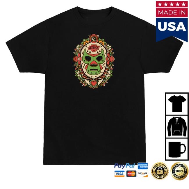 Official Team La Shop Merch Store La Kings X Vg Mexican Heritage Tee Shirt - Best Tee Store