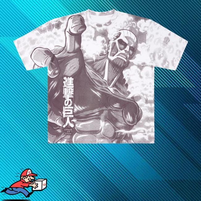 Hypland Merch Shop Store Official Aot Colossal Titan Aop Sweatshirt - Best Tee Store