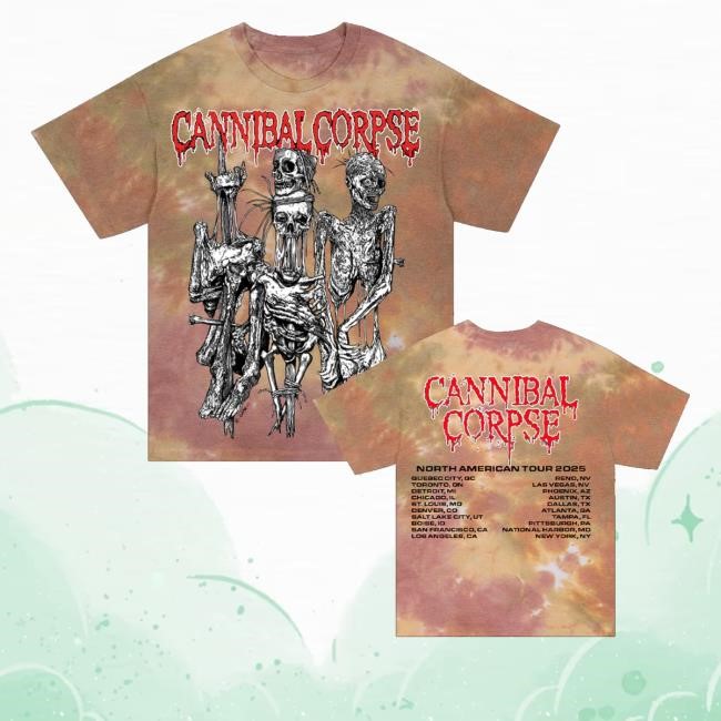 Cannibal Corpse Impalement 2025 Tour Crewneck Sweatshirt - Best Tee Store