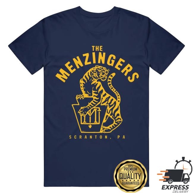 Official The Menzingers Merch Tiger Navy Crewneck Sweatshirt - Best Tee Store