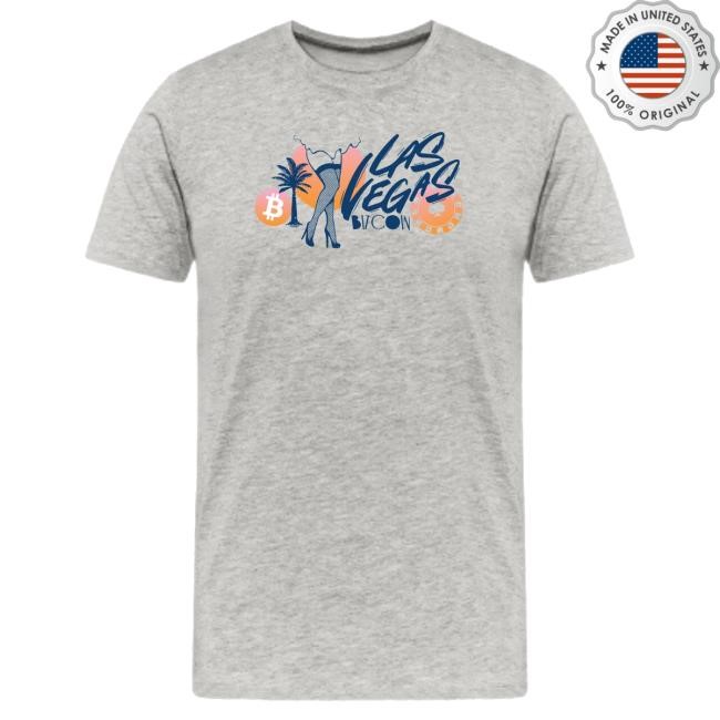 Official Fomo21 Merch Las Vegas Sunset Bitcoin Tee - Best Tee Store