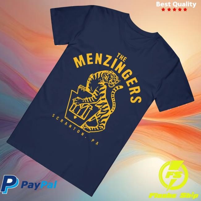 Official The Menzingers Merch Tiger Navy Crewneck Sweatshirt - Best Tee Store