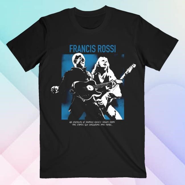 Trending Status Quo Merch Francis Rossi 2025 Tour Zip Hoodie - Best Tee Store