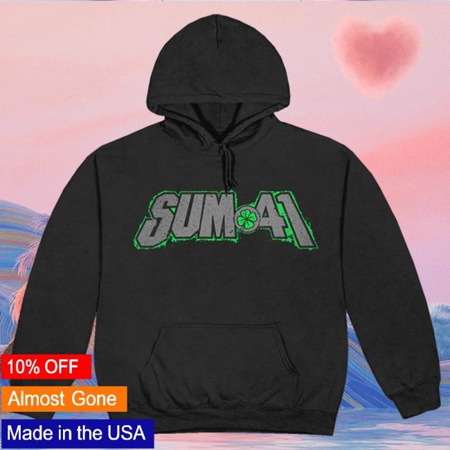 Sum41 Merch St. Patrick's Day Shamrock Basketball Jersey - Best Tee Store