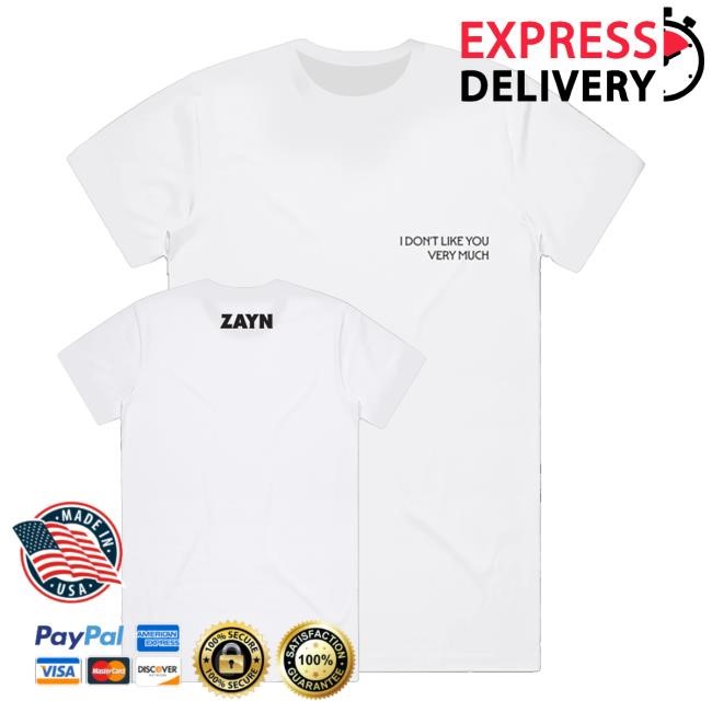 Inzayn Official I Don't Like You T Shirt - Best Tee Store