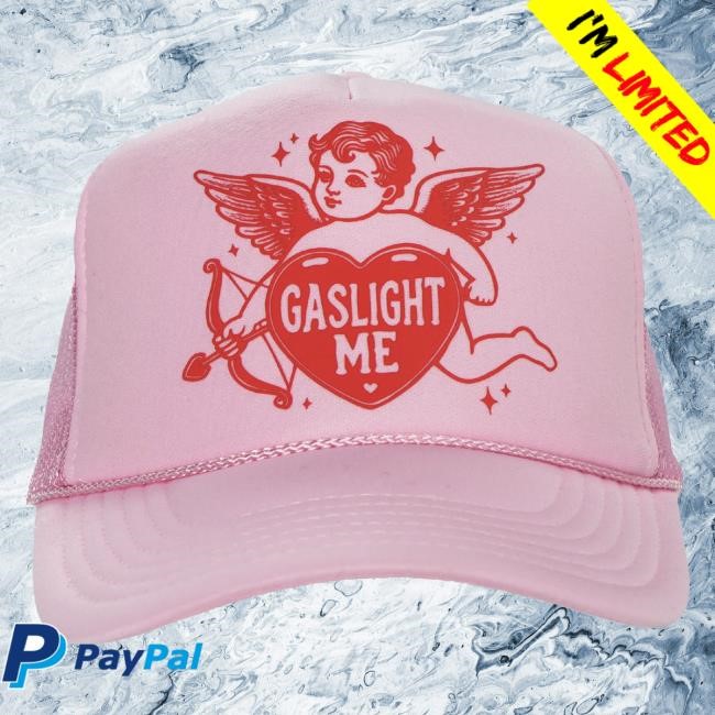 Dropouts Podcast Official Merch Gaslight Me Pink Baseball Cap - Best Tee Store