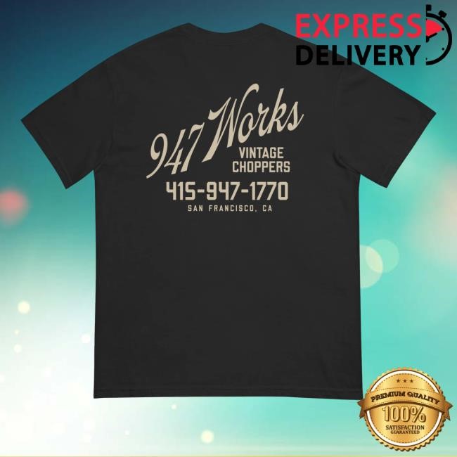 Official 947Works Merch Shop Store Golden Gate Panhead Shirts - Best Tee Store