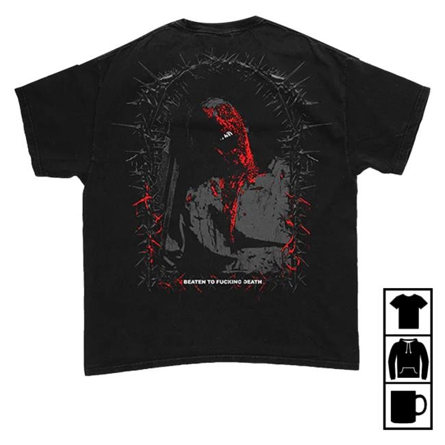 Death Is Little More Beaten To Fucking Death Funny Shirt - Best Tee Store