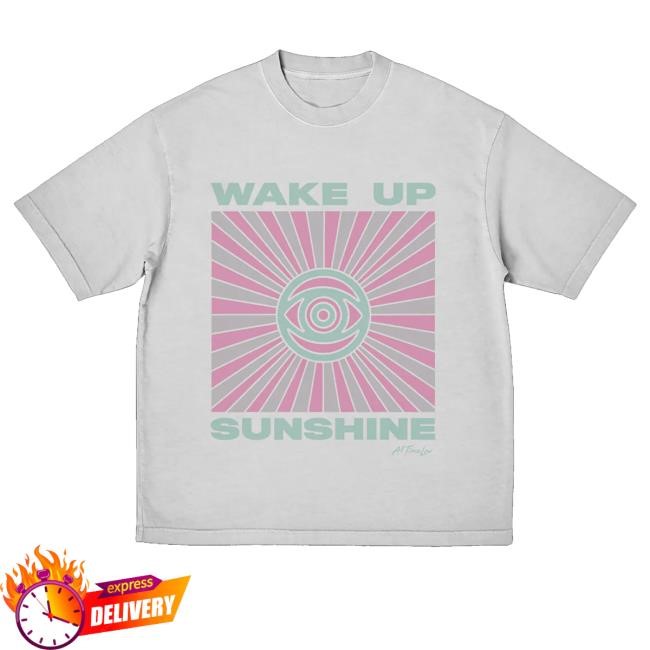 Official All Time Low Store Merch Wake Up Sunshine Rays Crewneck Sweatshirt - Best Tee Store