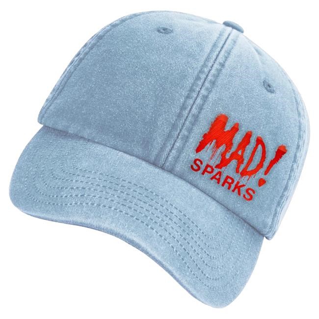 Trending Sparks Merch Mad Denim Hat Light Blue - Best Tee Store