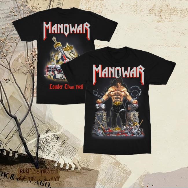 Manowar Merch Louder Than Hell 2025 Tee - Best Tee Store