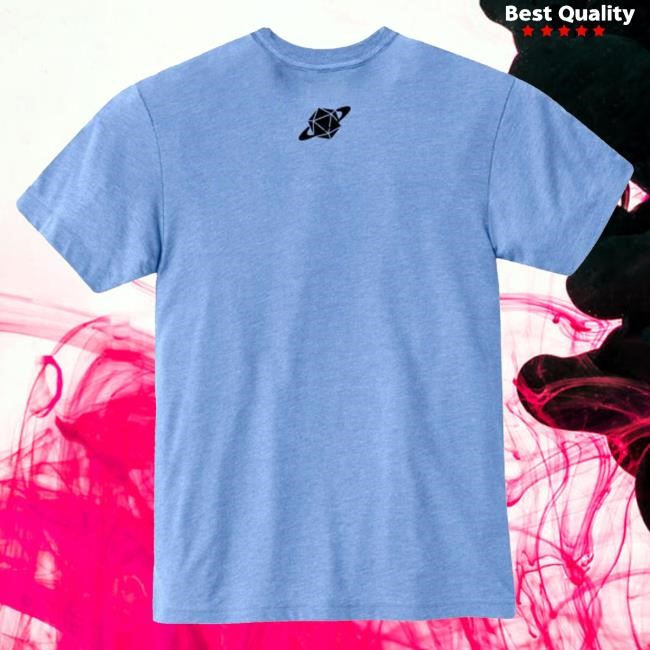 Glass Cannon Merch Roger's Happy Hour Heather Lake Blue Tee Shirt - Best Tee Store