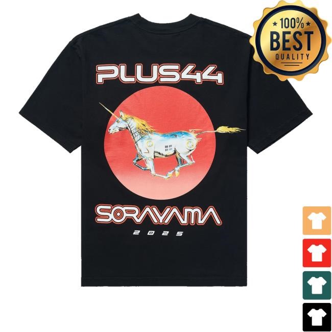 Plus44 Merch Store Shop +44 + Hajime Sorayama Suzuka Tour Tee Shirt - Best Tee Store