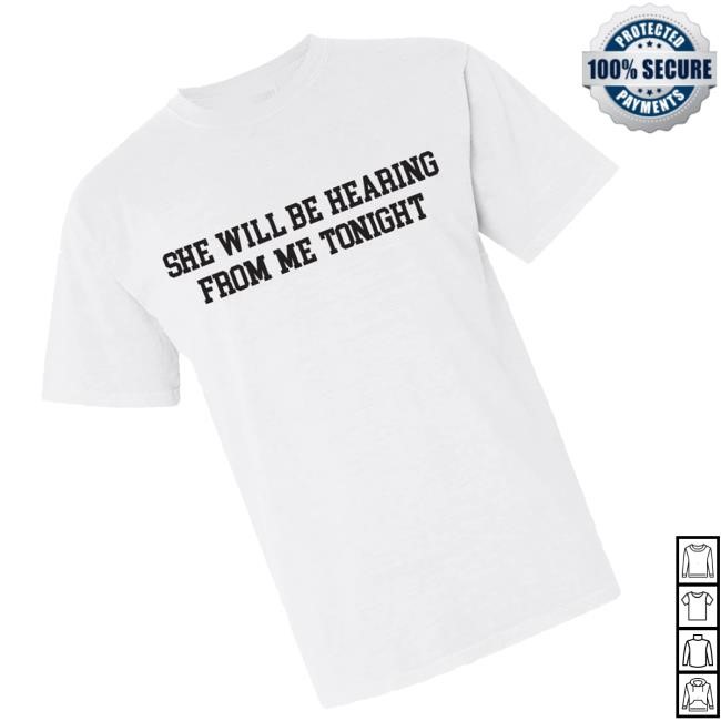 Official David Archuleta Shop Merch Store She Will Be Hearing From Me Tonight Tee - Best Tee Store