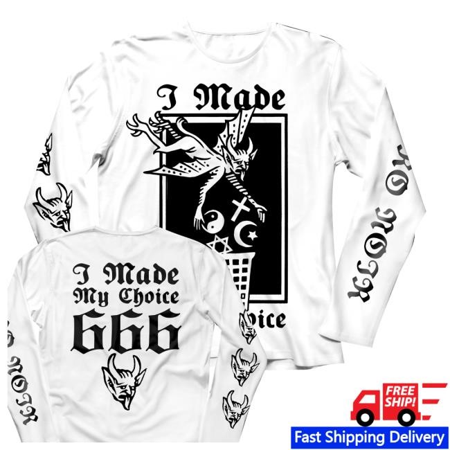 Official Behemoth Shop Merch Store Neronoir I Made My Choice White Sweatshirt - Best Tee Store
