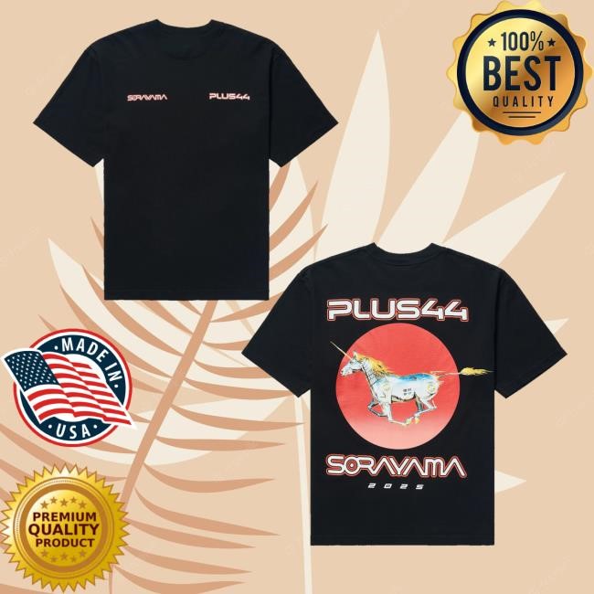 Plus44 Merch Store Shop +44 + Hajime Sorayama Suzuka Tour Tee Shirt - Best Tee Store