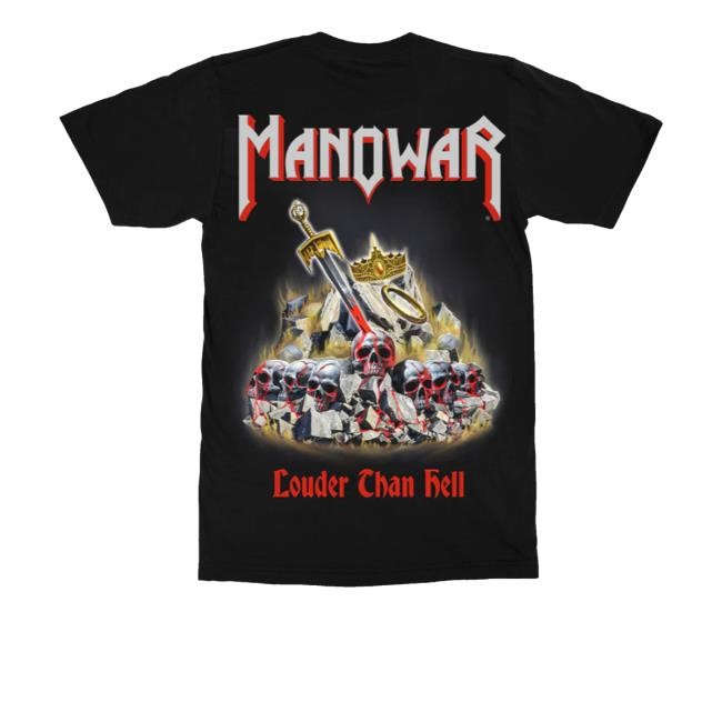 Manowar Merch Louder Than Hell 2025 Tee - Best Tee Store