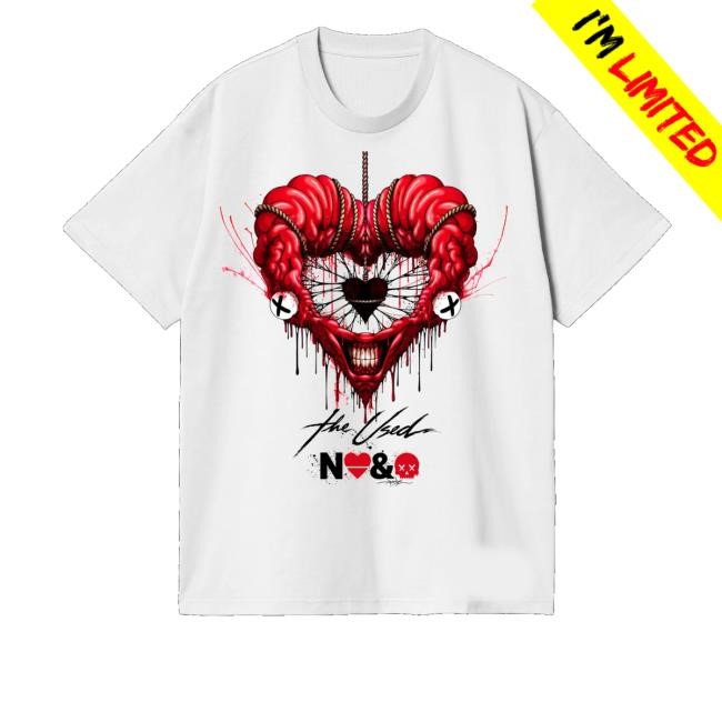 The Used Merch Store Shop In Love And Death 25 Year Tee Shirt - Best Tee Store