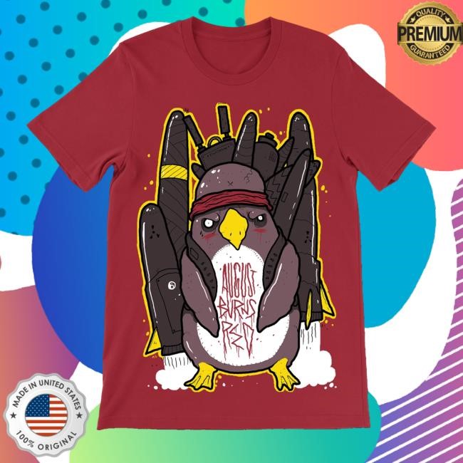 Official August Burns Red Tour Throwback Penguin Bomb T Shirts - Best Tee Store