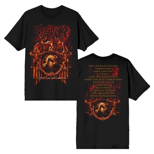 Official Slayer Merch Repentless Tracklist Crewneck Sweatshirt - Best Tee Store