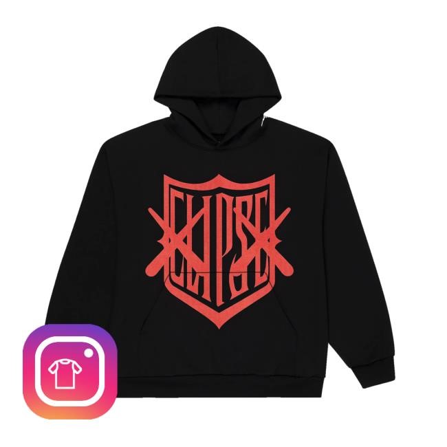 Letgodsortemout Merch Store Shop Kaws X Clipse Shield Sweatshirt - Best Tee Store