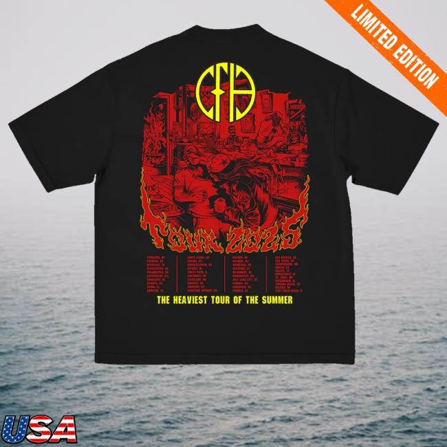Official Pantera Cfh 2025 Tour Hoodie  Sweatshirt - Best Tee Store