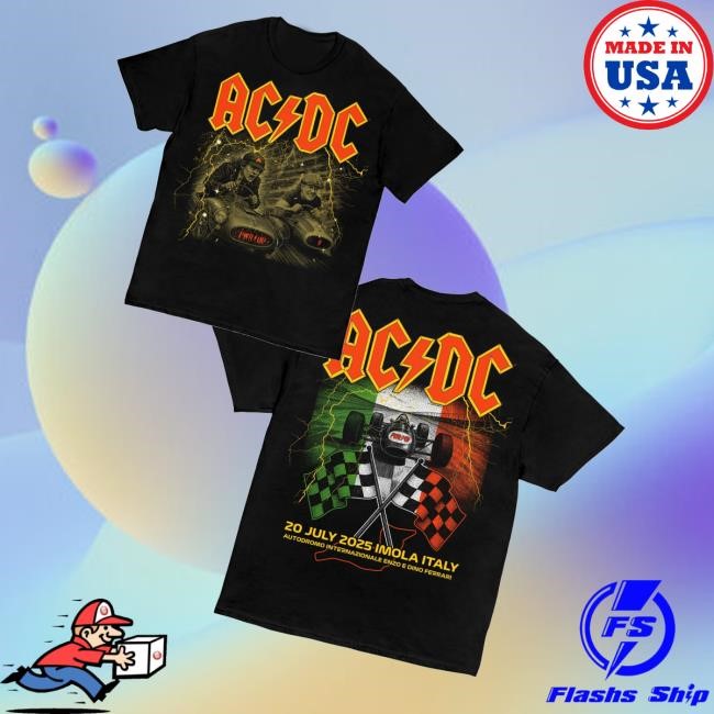 Acdc Merch Imola Pwr Up Event Tour New Shirt